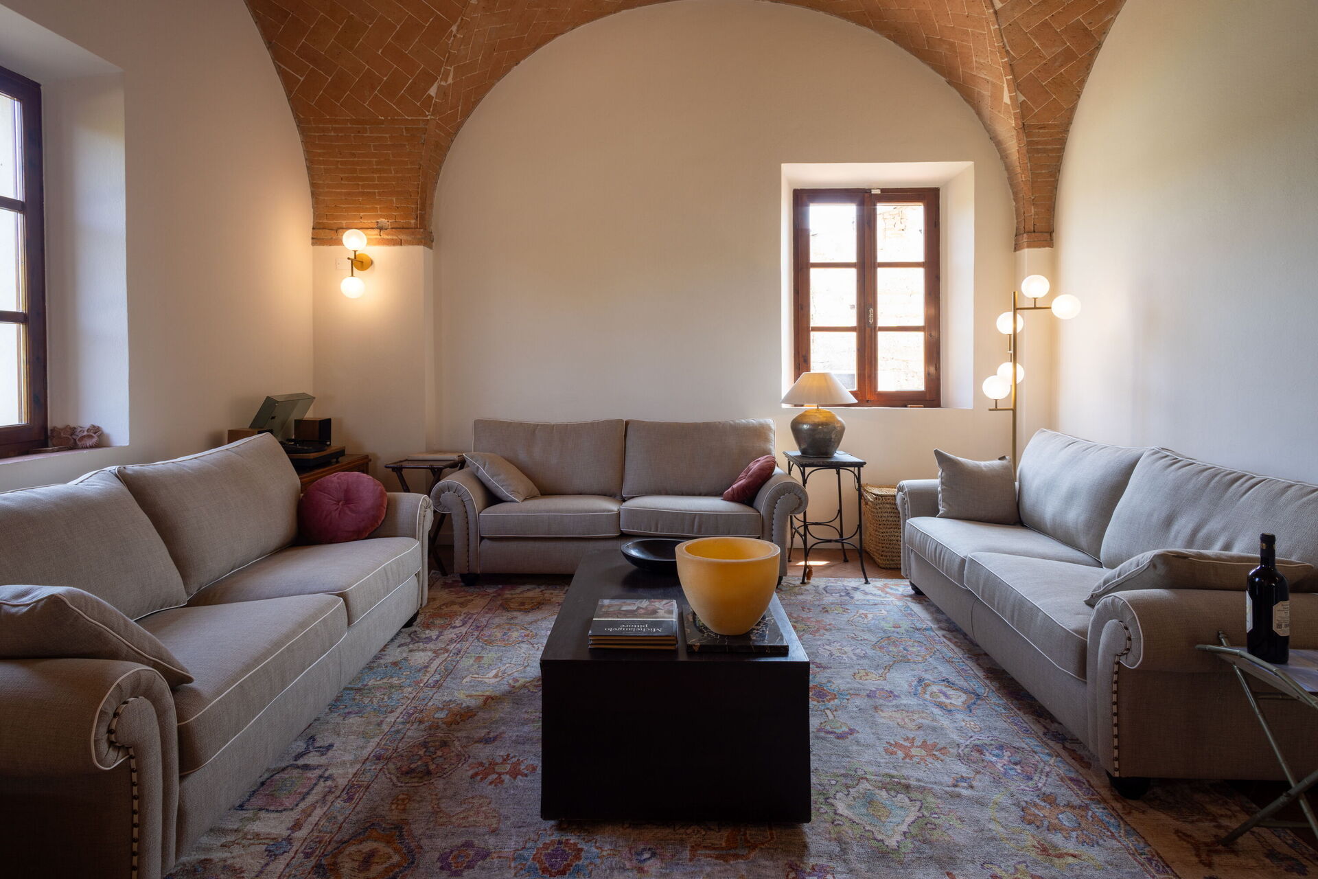 Indoor seating area