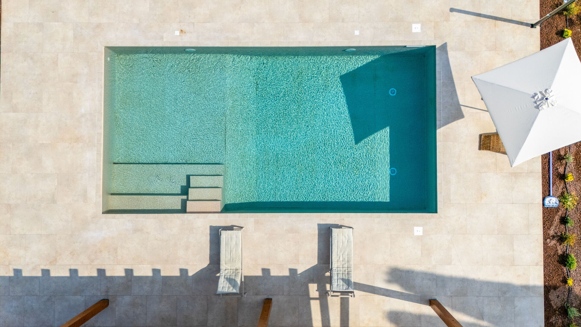 Pool from above